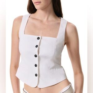 Rag & Bone Mariana Button Front Vest